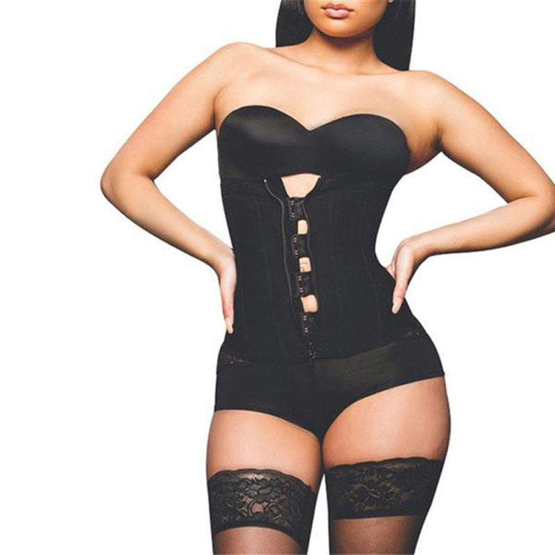 Zipper Latex Corsets -Slimming Shapewear