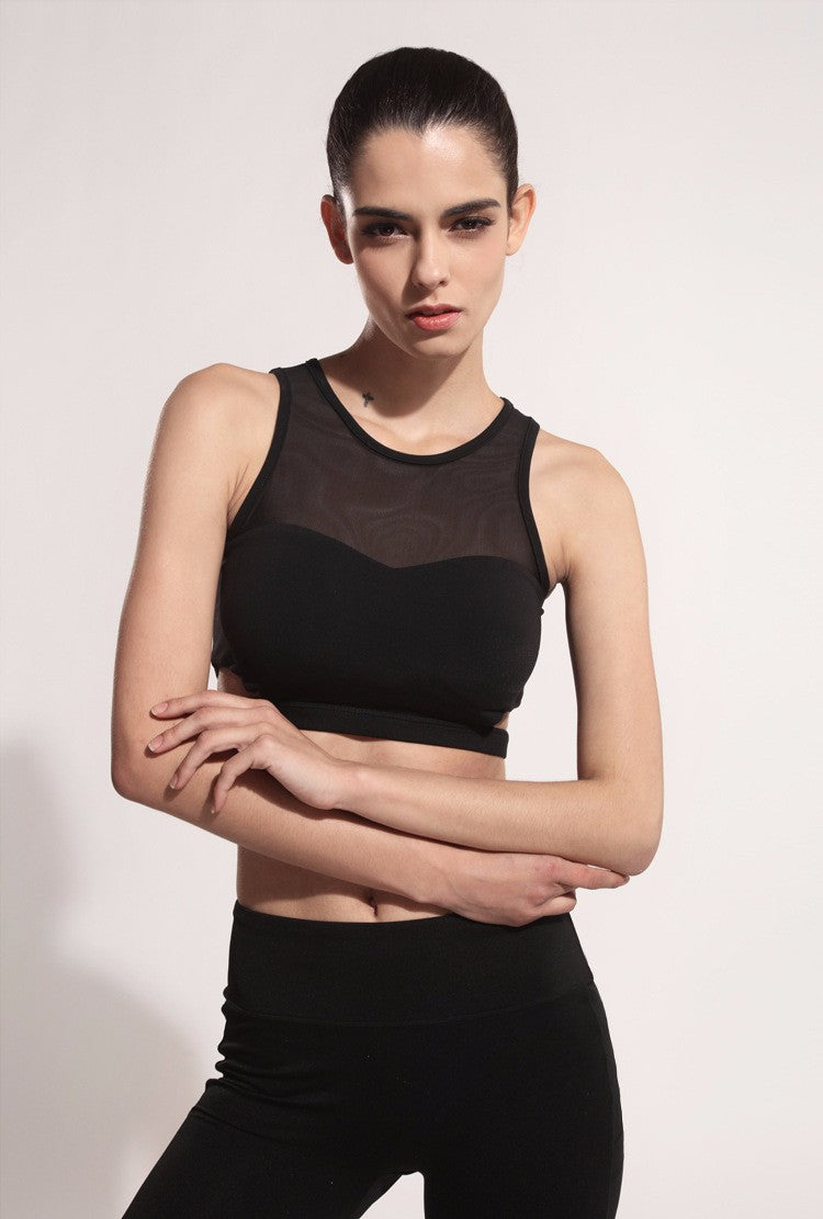 High Quality Gauze Patchwork Yoga Set