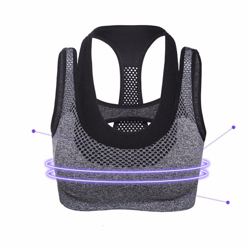 Professional Sports Mesh Fitness Women Yoga Top