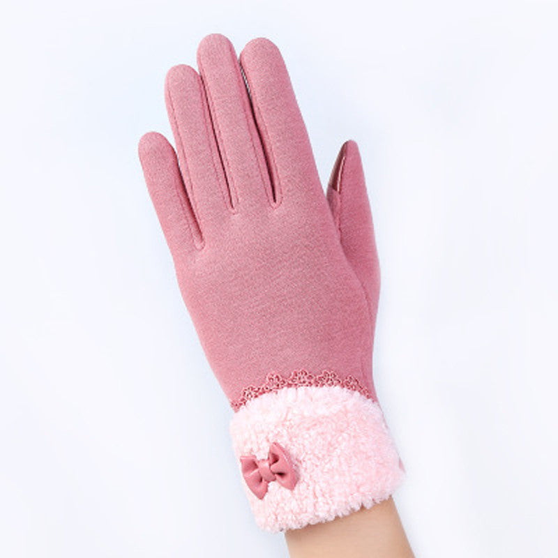 Phone Touch Screen Outdoor Wrist Mittens Warm Gloves