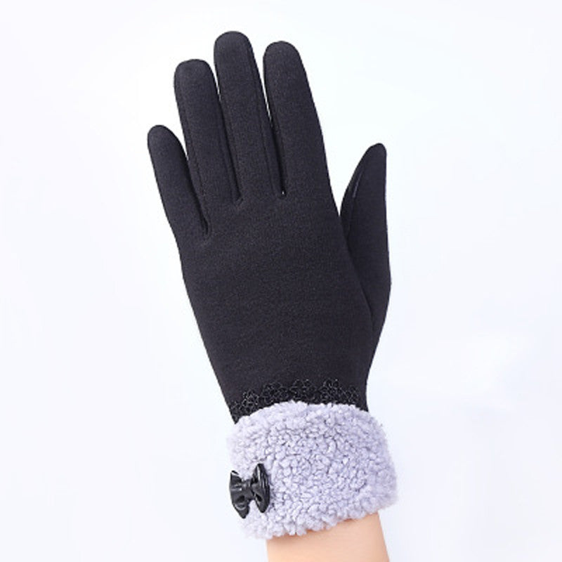 Phone Touch Screen Outdoor Wrist Mittens Warm Gloves
