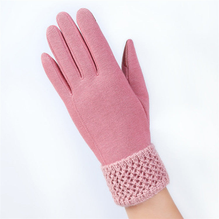 Phone Touch Screen Outdoor Wrist Mittens Warm Gloves
