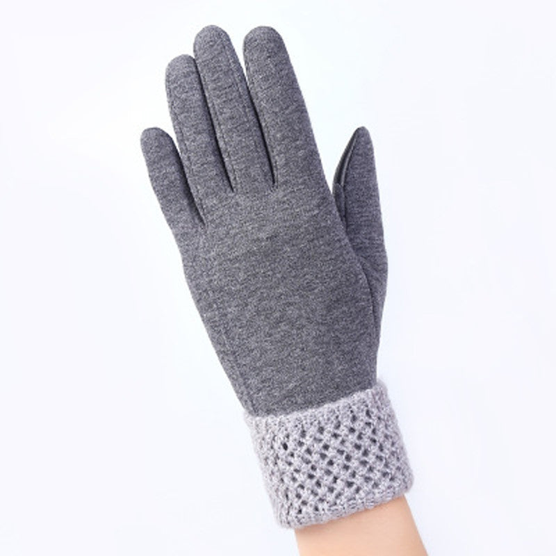 Phone Touch Screen Outdoor Wrist Mittens Warm Gloves