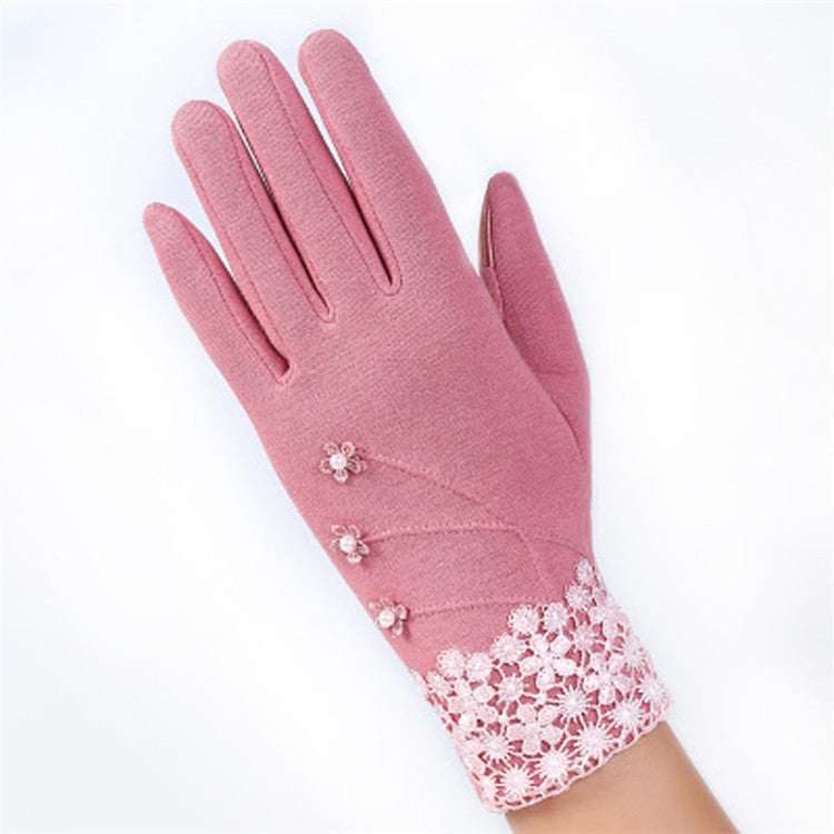 Phone Touch Screen Outdoor Wrist Mittens Warm Gloves