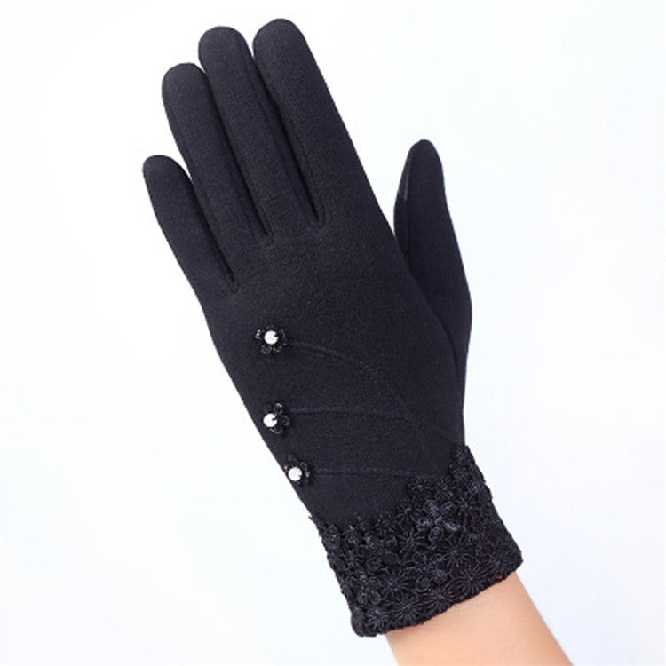 Phone Touch Screen Outdoor Wrist Mittens Warm Gloves