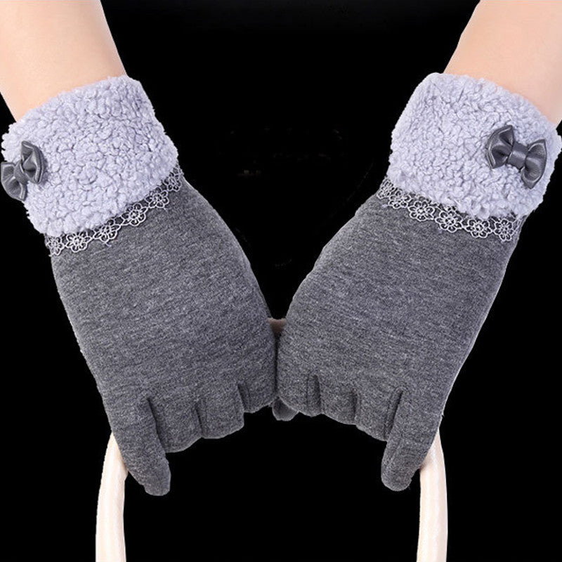 Phone Touch Screen Outdoor Wrist Mittens Warm Gloves