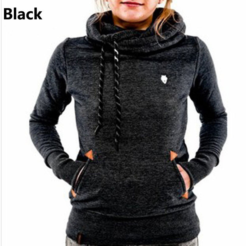 Long Sleeve Hooded Pocket Design Warm Hoodie