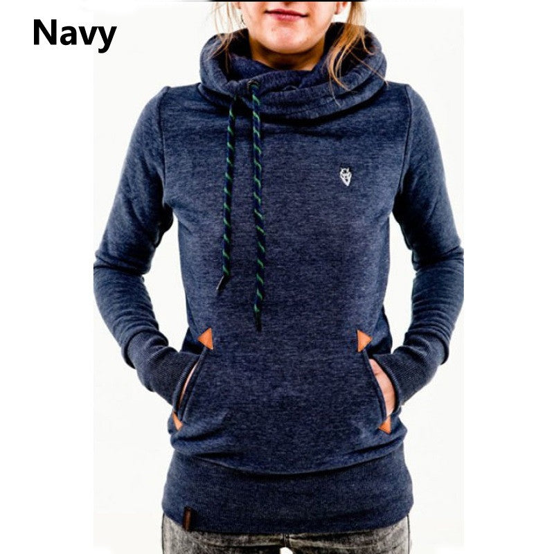 Long Sleeve Hooded Pocket Design Warm Hoodie