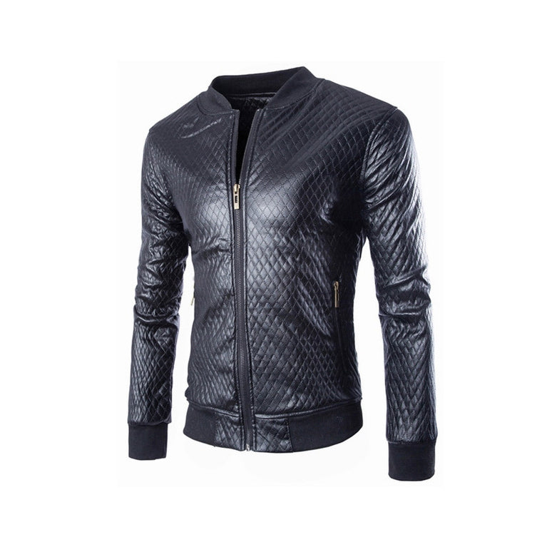 Casual Slim Fit Stylish Patchwork Mens Blazer