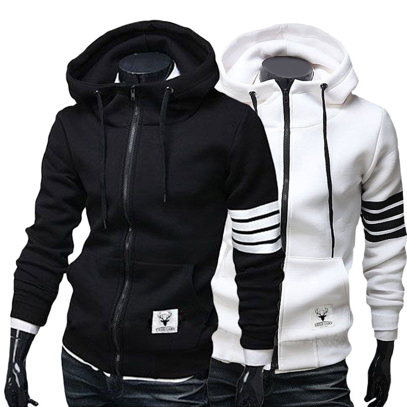 High Quality Casual Zipper Hooded Jackets