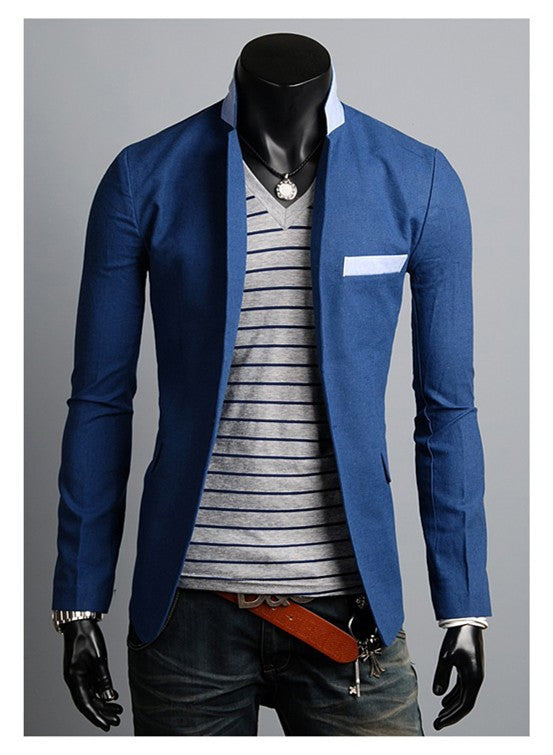 Single Button Leisure Slim Fit Casual Suit Blazer