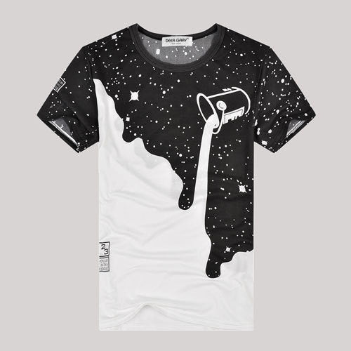 Milk Printed Cotton T-shirt