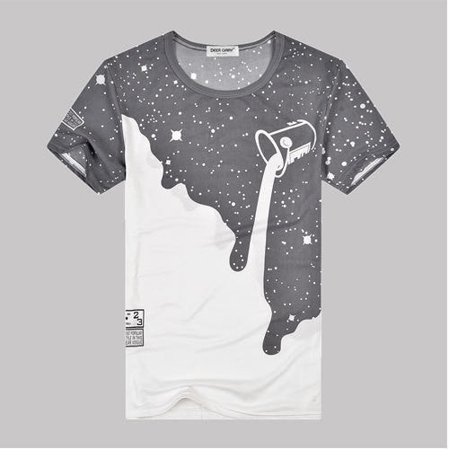 Milk Printed Cotton T-shirt