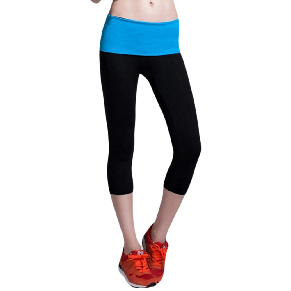 Calf-Length Casual Fitness Jogger Pants