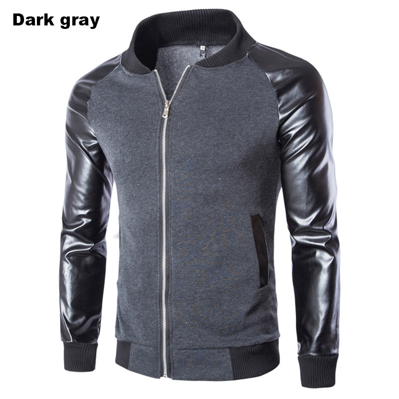 Winter Spring Casual Stand Collar Men's jacket