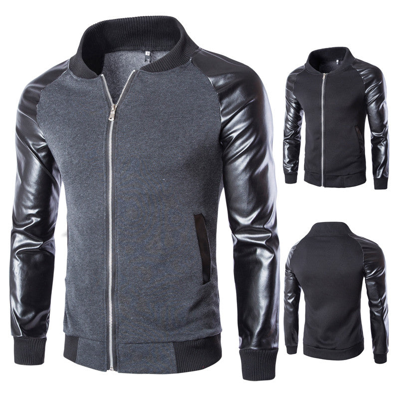Winter Spring Casual Stand Collar Men's jacket