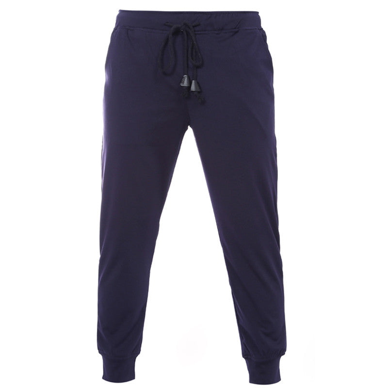 Drawstring Hombre Solid Cross Men Pants