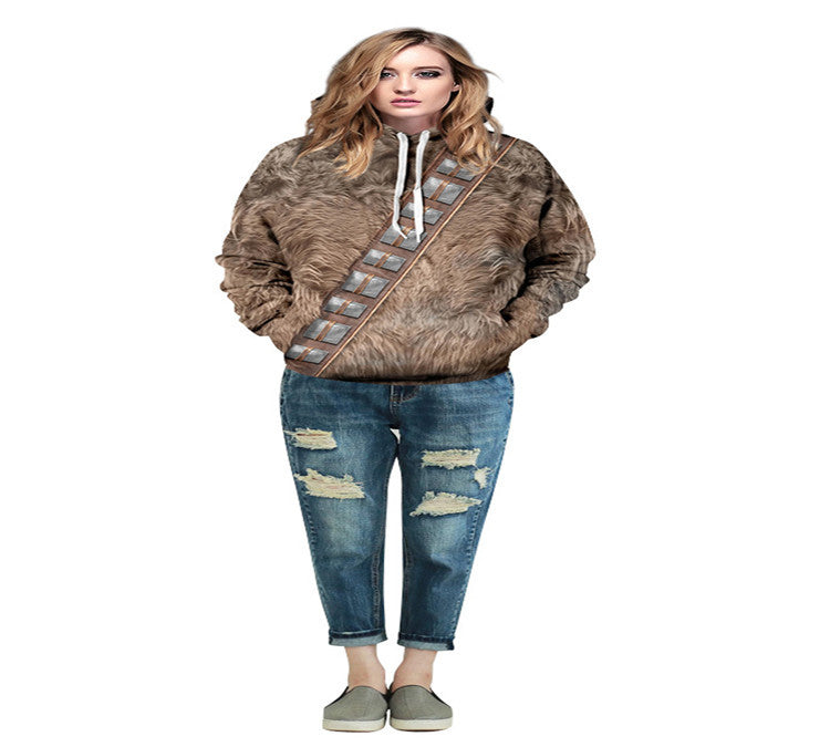 3d Printed Long Sleeve Casual Couples Lovers Clothes