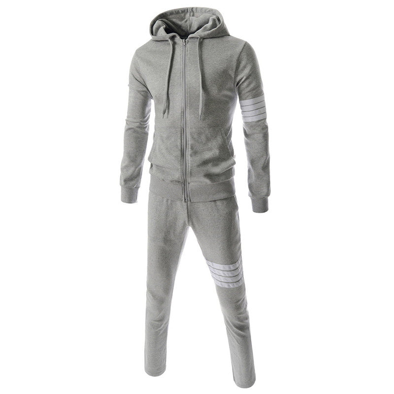 Ribbon Design Mens Tracksuits Sweatshirts+Pant