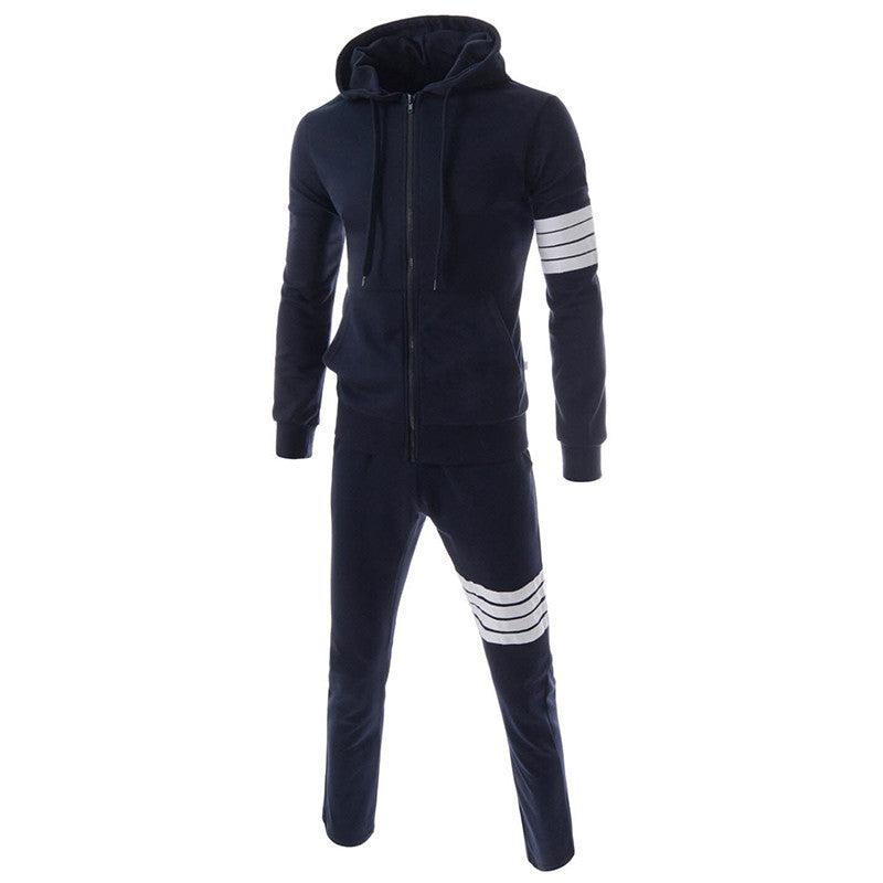 Ribbon Design Mens Tracksuits Sweatshirts+Pant