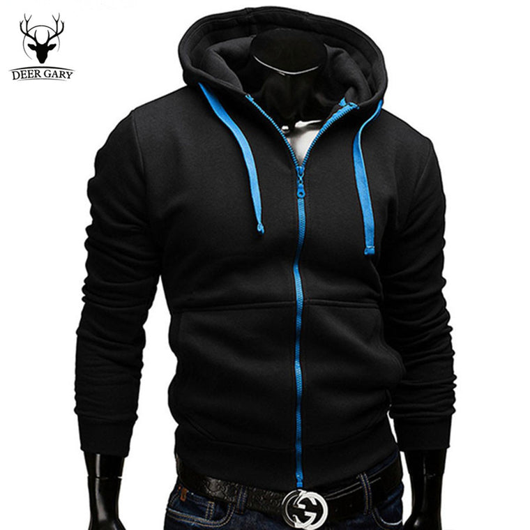 Casual Sportswear Man Zipper Long-sleeved Sweatshirt