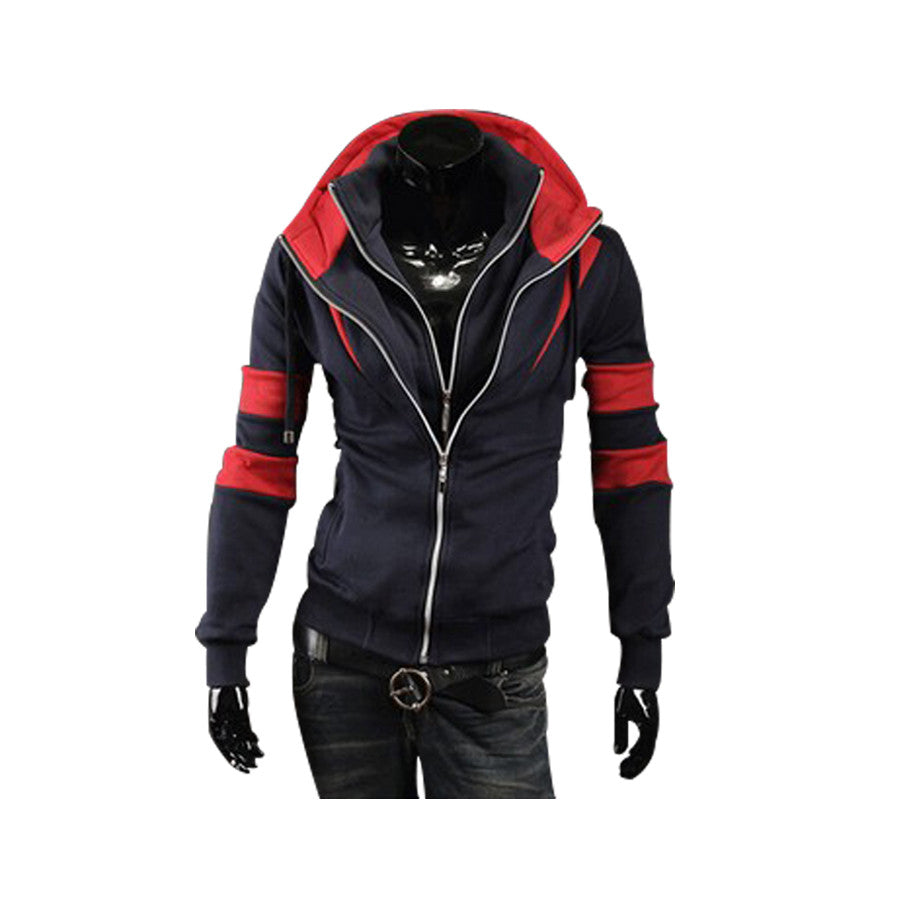 Casual Mens Fleece Double-layer Hoodies