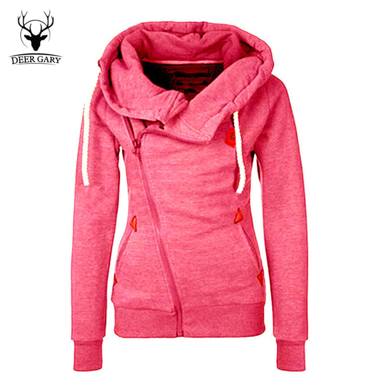 New Fashion Solid Women Hoodies