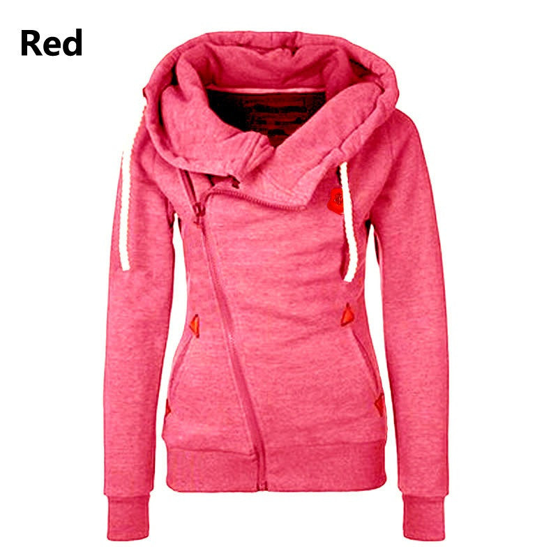 New Fashion Solid Women Hoodies