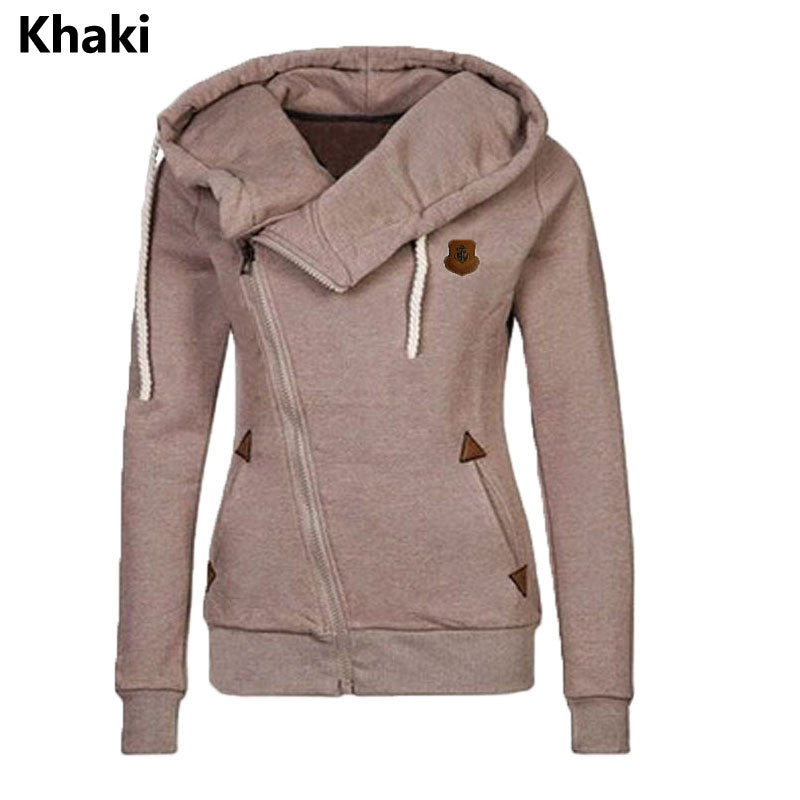 New Fashion Solid Women Hoodies