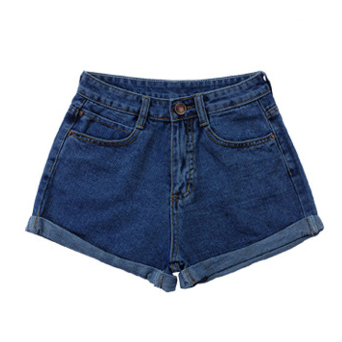 High-waist Jeans Shorts