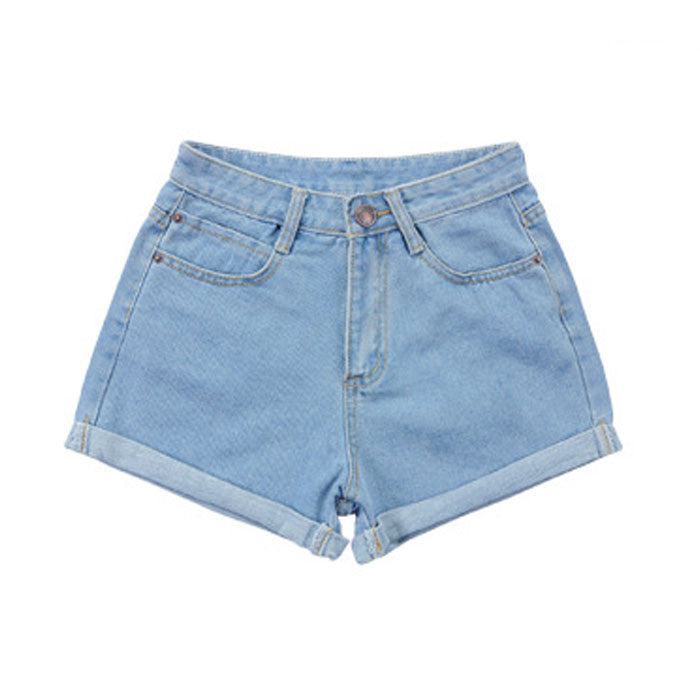 High-waist Jeans Shorts