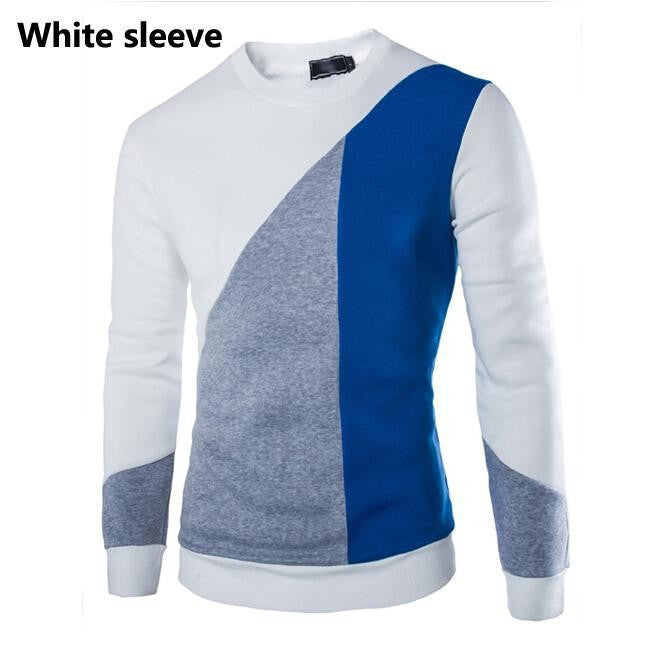 Patchwork O-Neck Knitted Sweater
