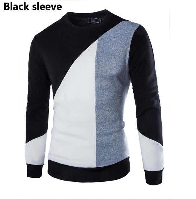 Patchwork O-Neck Knitted Sweater