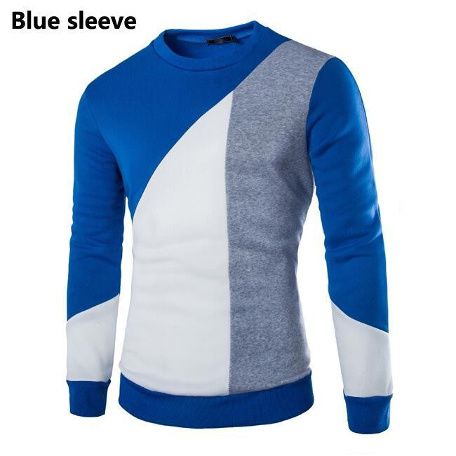 Patchwork O-Neck Knitted Sweater