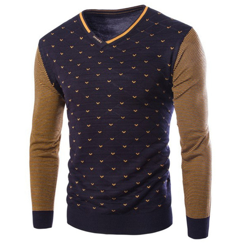 High Quality Stitching Color Warm Sweater