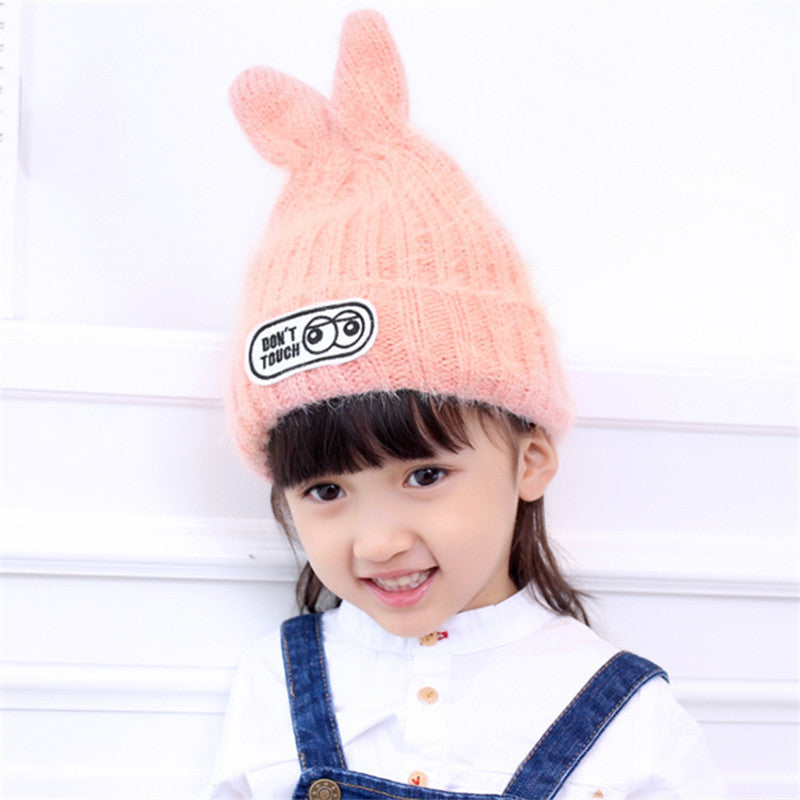 Creative Design Small Rabbit Children's Wool Cap