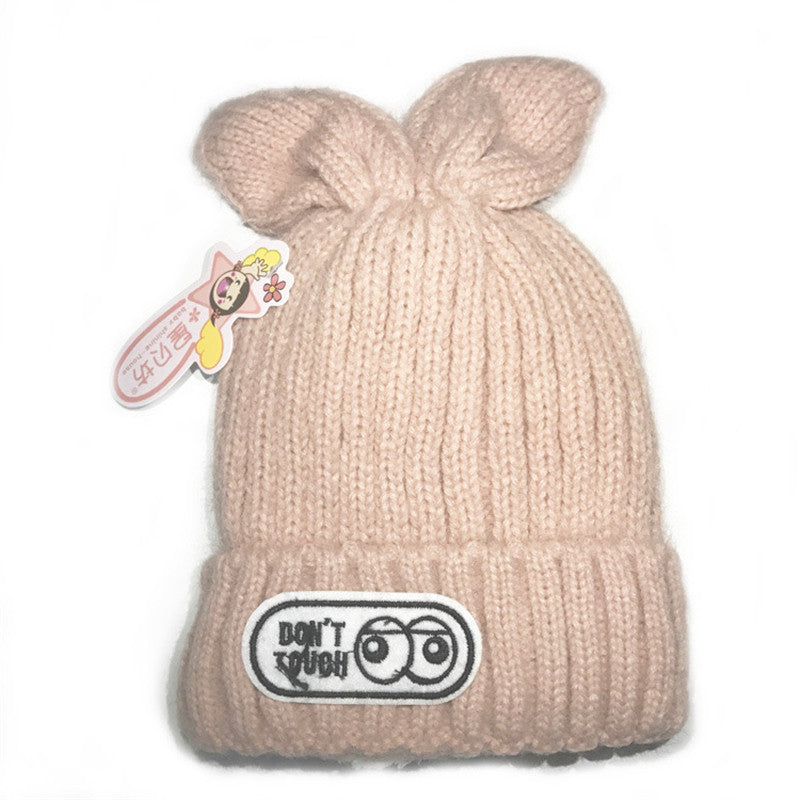 Creative Design Small Rabbit Children's Wool Cap