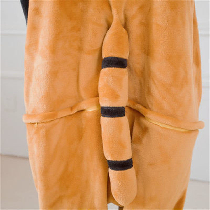 High Quality Cartoon Flannel Animal Pajamas