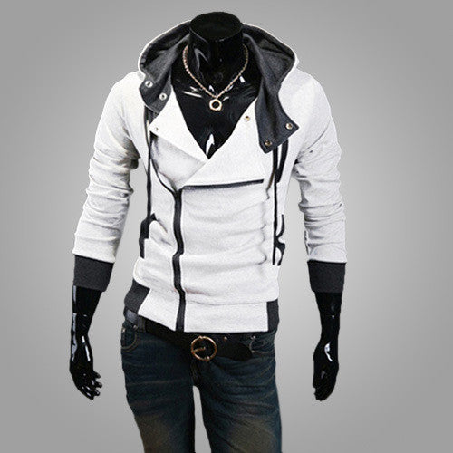 Turn-down Collar Zipper hoodie