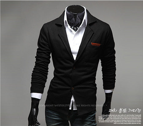 Casual Slim Stylish Two-Button Blazer Coat Jackets