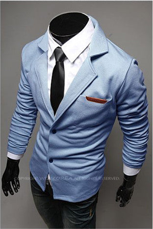 Casual Slim Stylish Two-Button Blazer Coat Jackets
