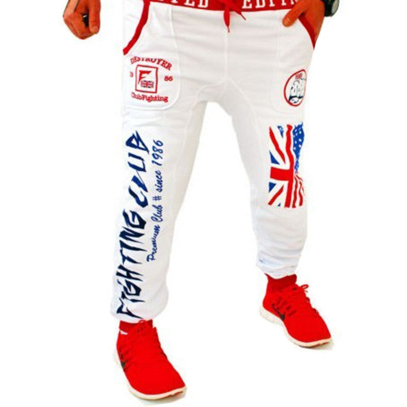 Joggers Leisure Men's trousers British national flag printing