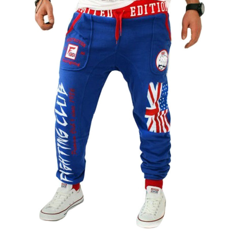Joggers Leisure Men's trousers British national flag printing