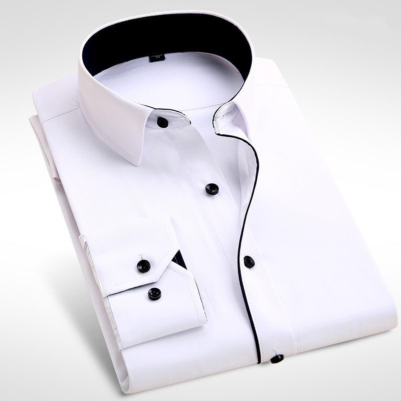 Men's Fashion Casual Long Sleeve Formal Shirt