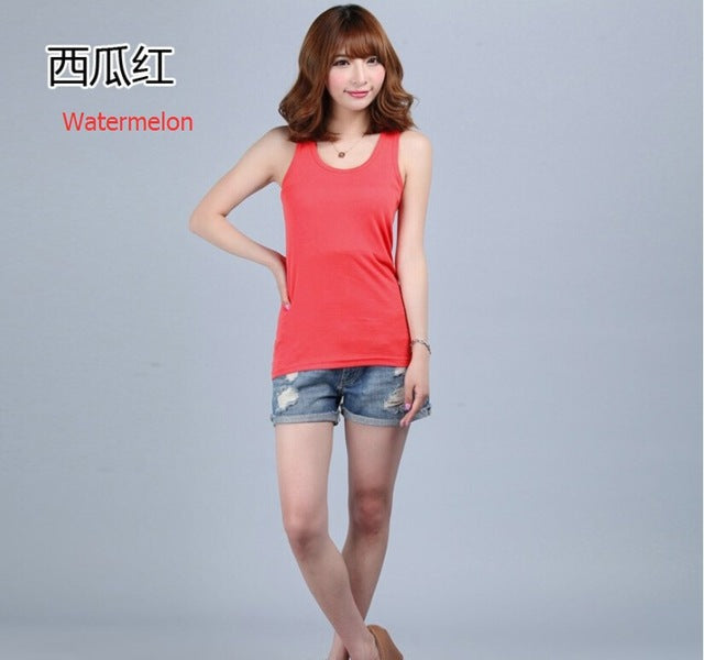 Casual Wild Women's Sleeveless Tank Tops