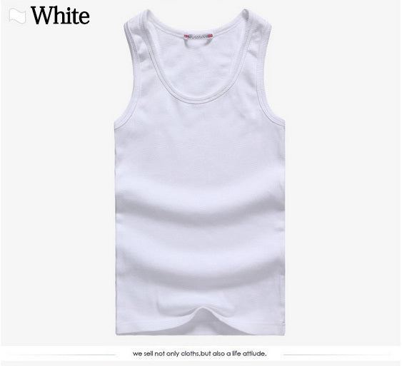 Cotton Slim Fit Men Tank Tops