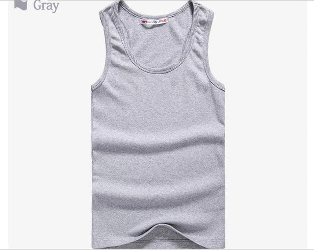 Cotton Slim Fit Men Tank Tops