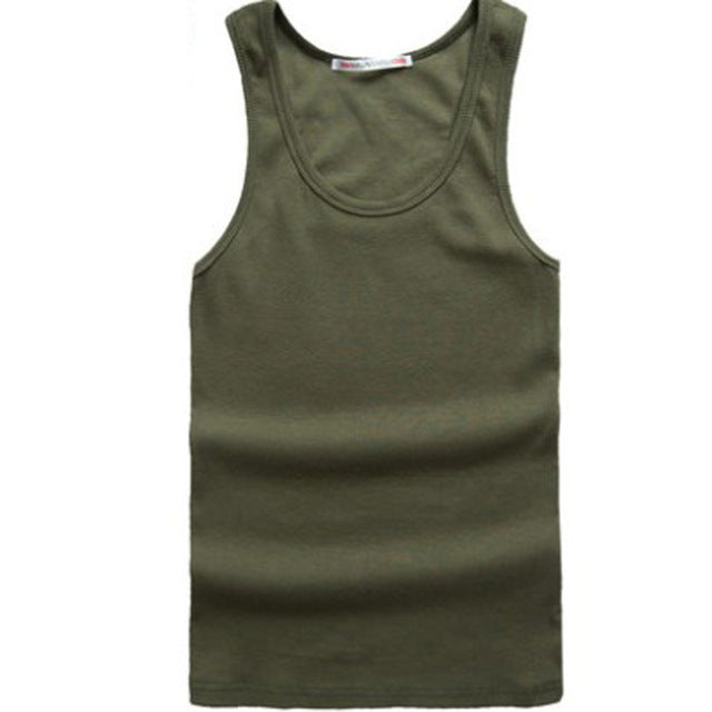 Cotton Slim Fit Men Tank Tops