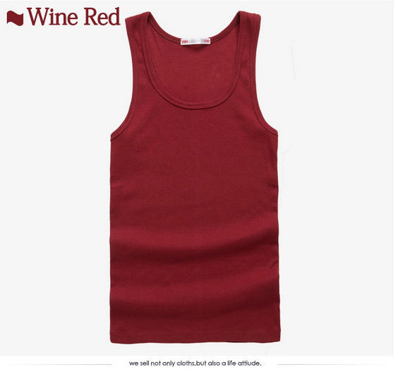 Cotton Slim Fit Men Tank Tops