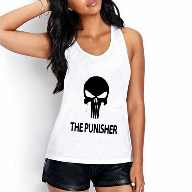Cat print Women Sleeveless Tank Tops